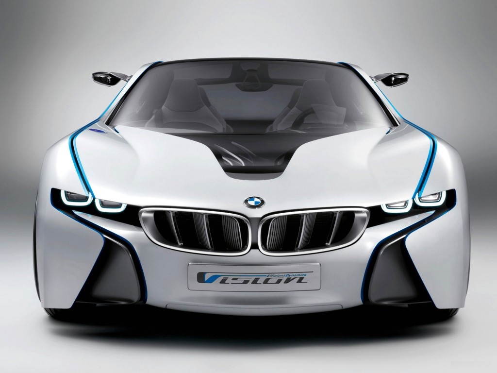 White and Blue BMW HD Wallpaper