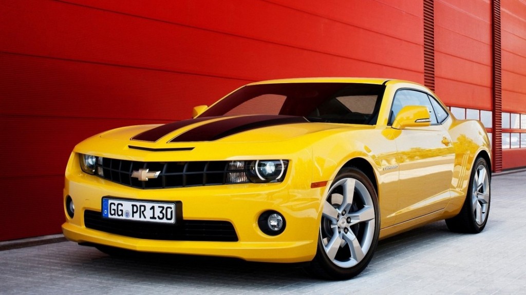 Yellow Chevrolet Sports Car HD Wallpaper
