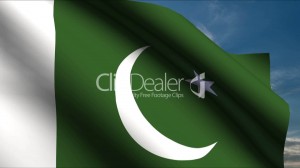 download Pakistan Flag waving in wind with clouds in background HD Wallpapers