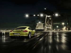 Download City Lights Porsche Cayman Hd Wallpaper