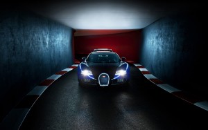 Download Lights On Bugatti Car Hd Wallpaper