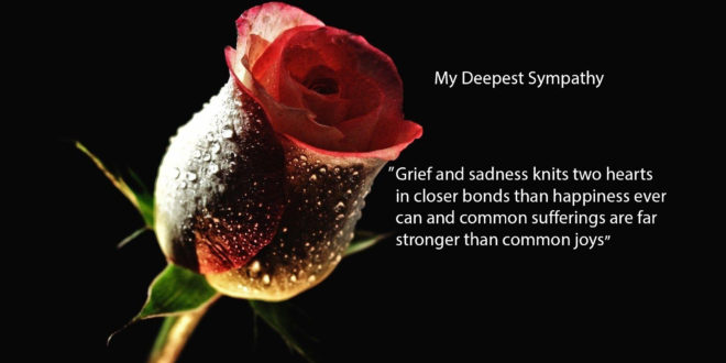 Condolence Sad Quotes Images and Wallpapers