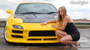 download Car And Babes HD Wallpapers