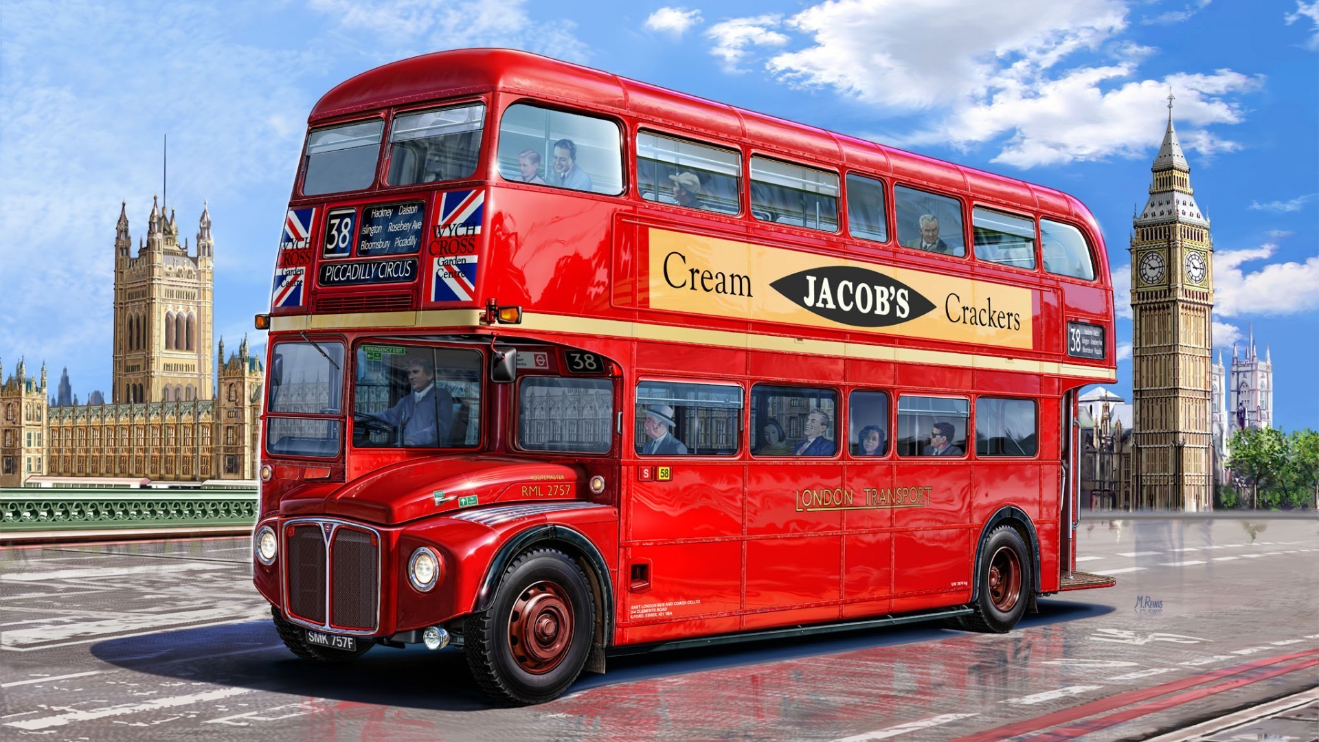 download London Double Daker Bus