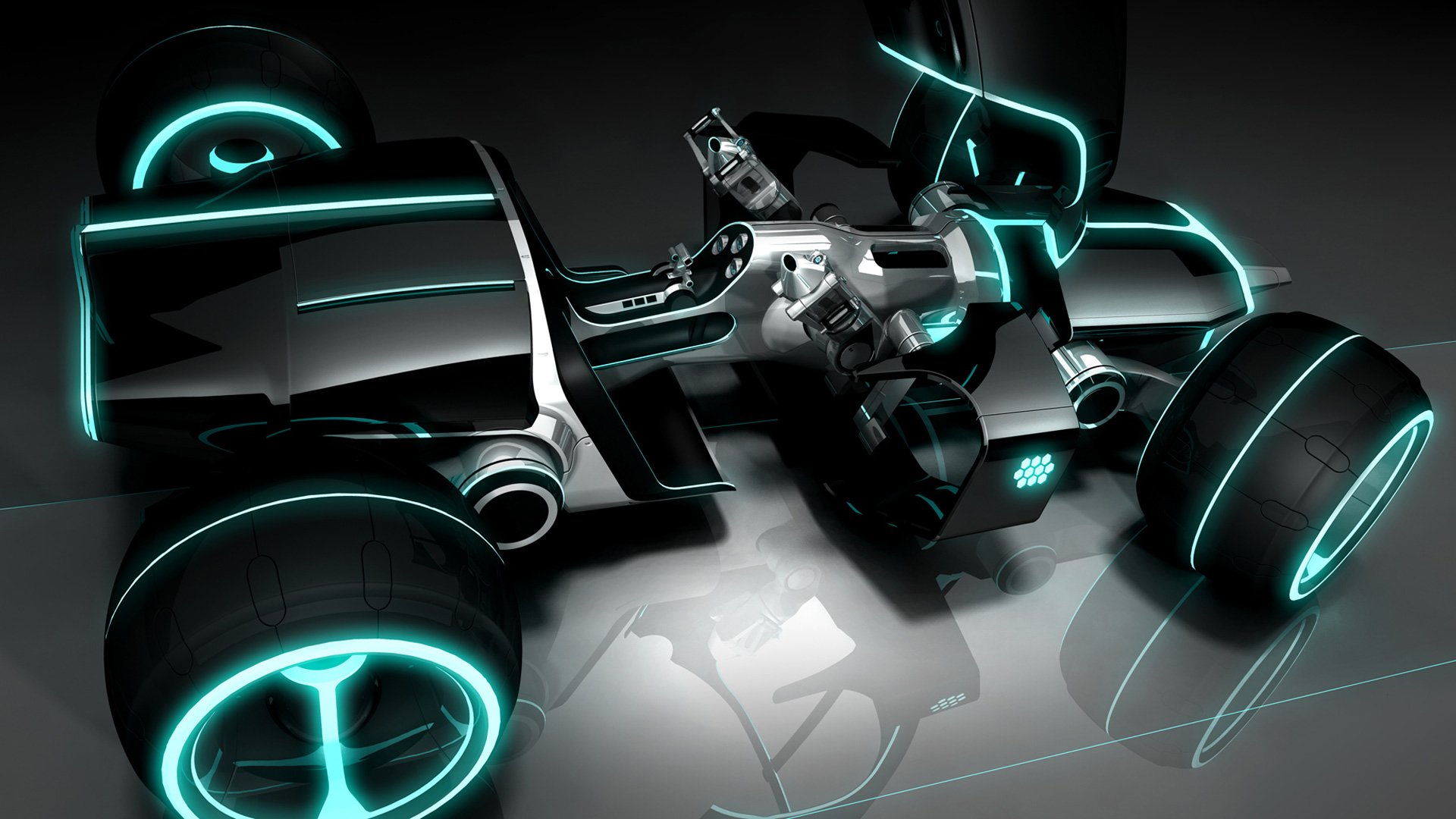 download Tron Legacy Car Wallpapers
