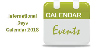 international-days-calendar-2018