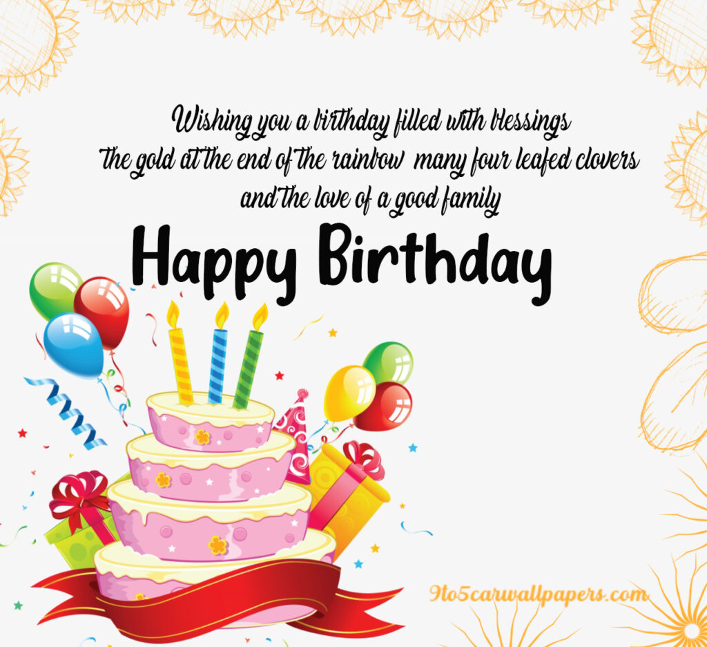 Happy Birthday Quotes Wishes & Images - 9to5 Car Wallpapers