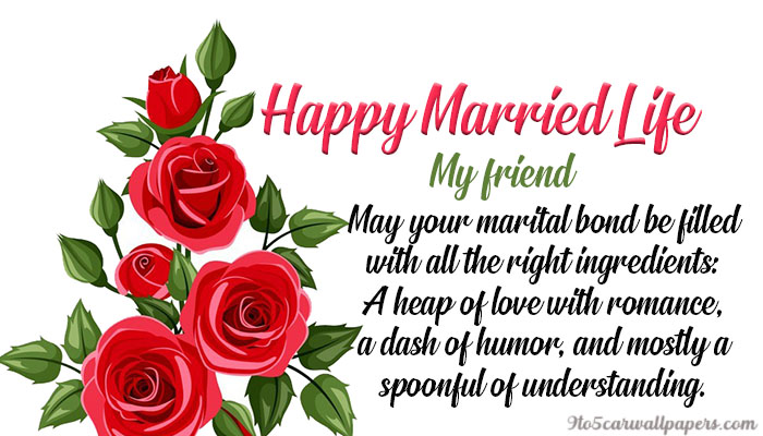 Latest-happy-marriage-wishes-image-for-friend